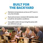 NewAir 15" Outdoor Beverage Refrigerator - Image 6