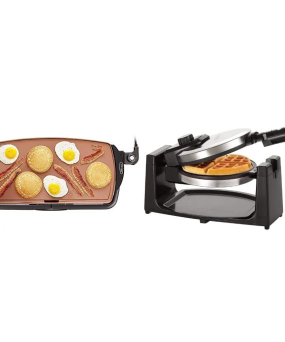 Copper Titanium Coated Non-Stick Electric Griddle