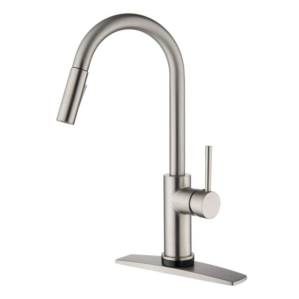 Touch On Sensor Kitchen Sink Faucet with Pull Down Sprayer