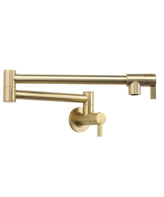 Indare Wall Mount Pot Filler Faucets Solid Brass