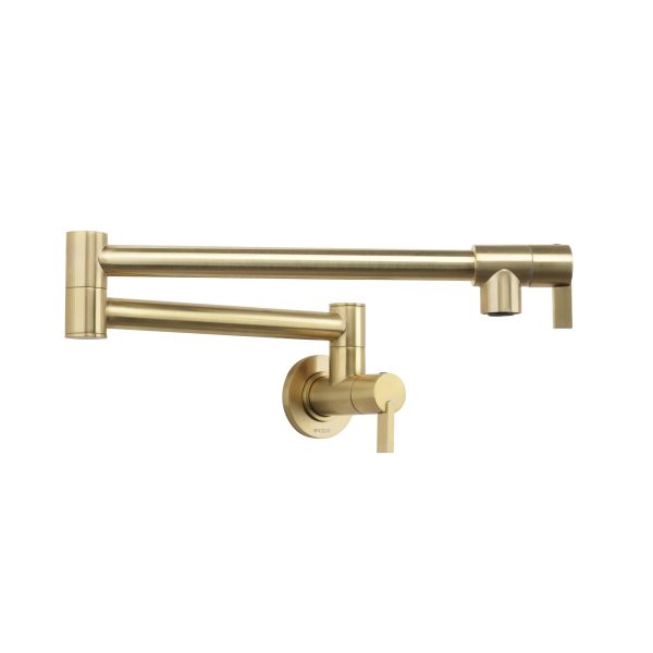 Indare Wall Mount Pot Filler Faucets Solid Brass