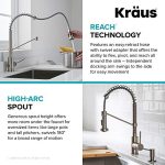 Pull-Down Single Handle 18-Inch Kitchen Faucet - Image 12