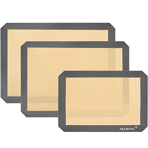 Silicone Baking Mat - Nonstick Large Baking Mat Set of 3