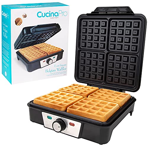 CucinaPro Four Square Belgian Waffle Maker