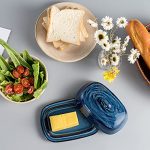 Elegant Porcelain Butter Dish with Handle – Perfect for Countertops & Kitchens - Image 7