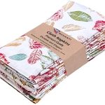 Ruvanti Kitchen Cloth Napkins 6 Pack 100% Cotton
