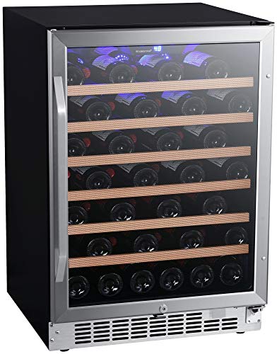 EdgeStar 24 Inch Wide 53 Bottle Built-In Wine Cooler