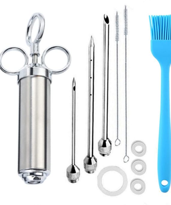 Meat Injector Syringe Kit, Food Seasoning Injector