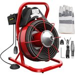 Mophorn 75Ft x 3/8Inch Drain Cleaner Machine