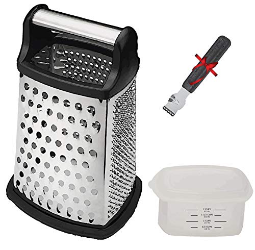 4-Sided Stainless Steel Heavy Duty Kitchen Box Grater