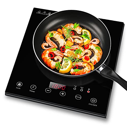 1800W Countertop Burner with LED Sensor Touch Screen