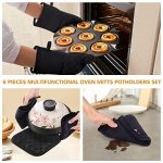 500℉ Heat Resistant Oven Gloves with Kitchen Towels - Image 5