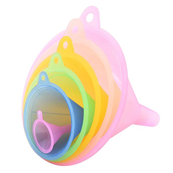 Kitchen Plastic Funnel Set of 6