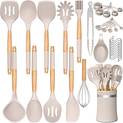 Heat Resistant Silicone Kitchen Utensils Set