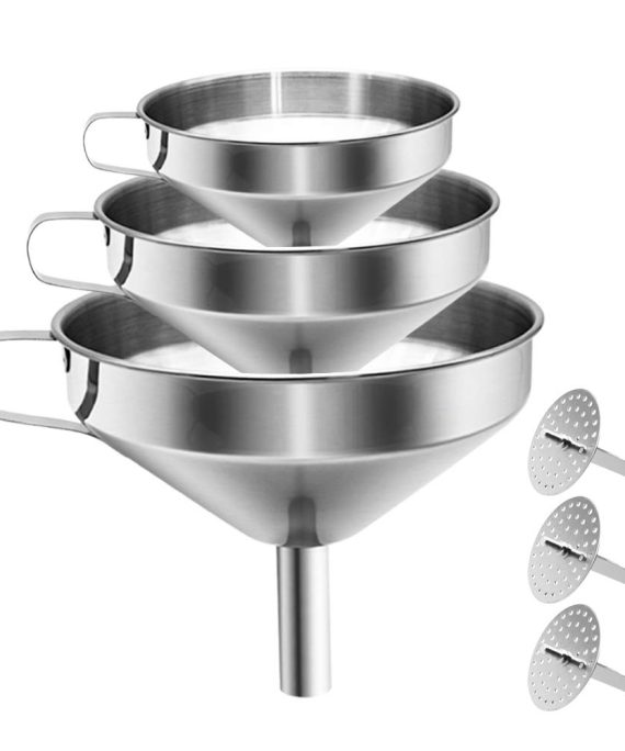 Kitchen Funnel with Removable Strainer
