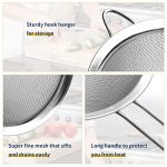 Premium Stainless Steel Fine Mesh Strainer Set - Image 2