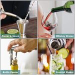Cocktails with the 17pcs Cocktail Shaker Set – Professional Stainless Steel Bartender Equipment with Stand, Ideal Bar Gift Set for Mixing Expertise - Image 5