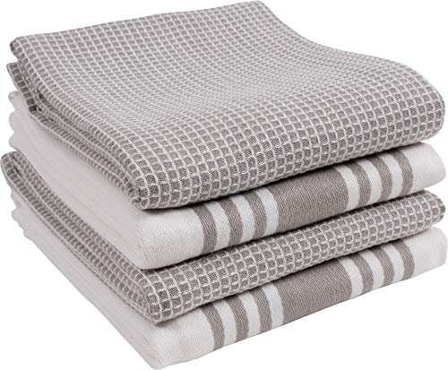KAF Home Kitchen Towels, Set of 4 Absorbent