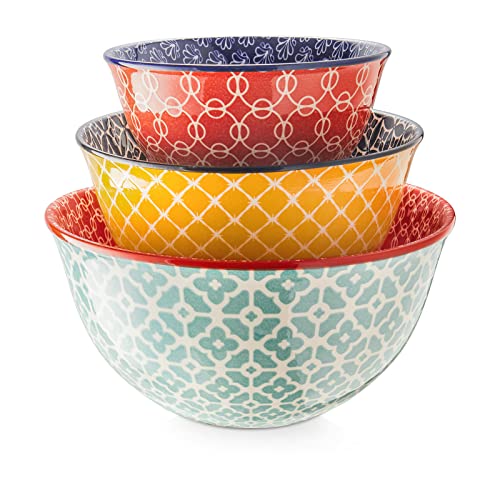 Cooking, Baking Mixing Bowls for Space Saving Storage
