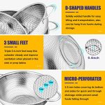 E-far Micro-Perforated Metal Colander Strainer - Image 3