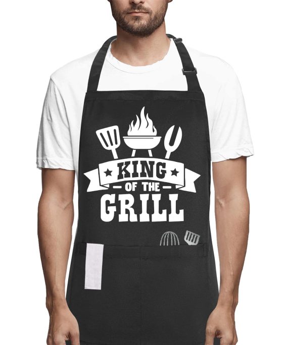 Funny Grilling Aprons for Men with Pockets