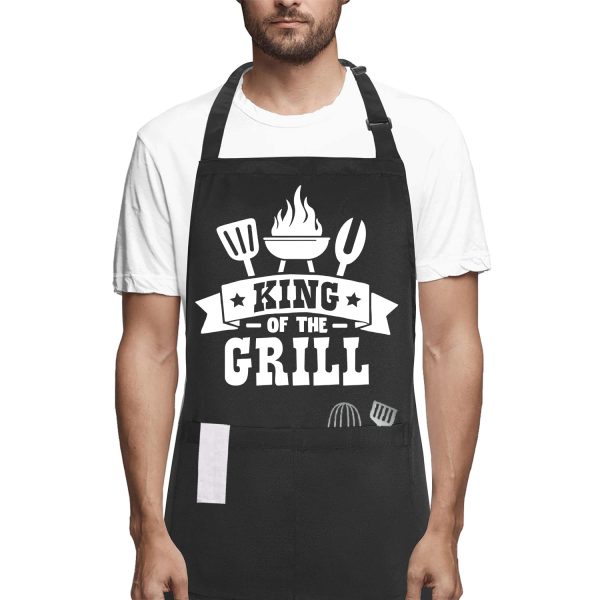 Funny Grilling Aprons for Men with Pockets