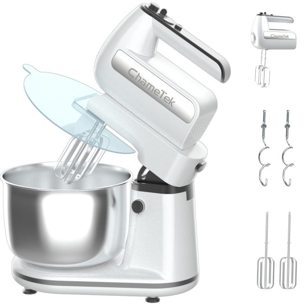 ChameTek Hand Stand Mixer with 5 Speeds