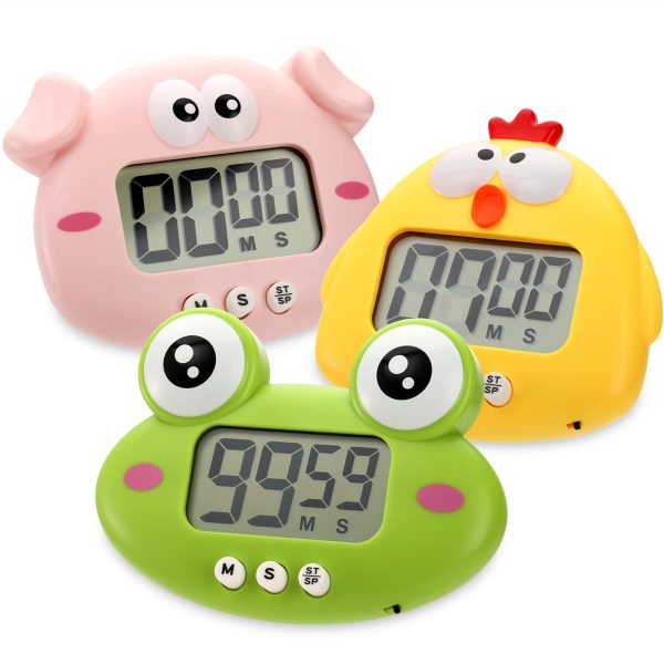 DEAYOU 3-Pack Digital Kitchen Timer