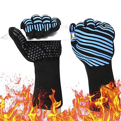 932℉ Extreme Heat Resistant BBQ Gloves