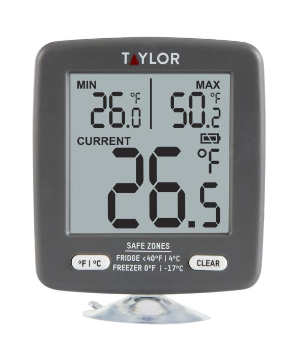 Taylor Precision Products LCD Display Digital Kitchen Refrigerator