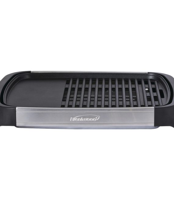 Stainless Steel Electric Indoor Grill &  Griddle