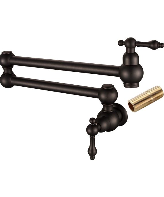 havin Pot Filler Faucet Wall Mount with Double Joint Swing Arms