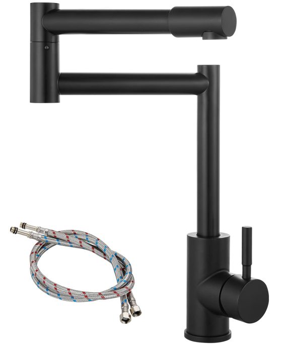 Kitchen Pot Filler Faucet Deck Mounted