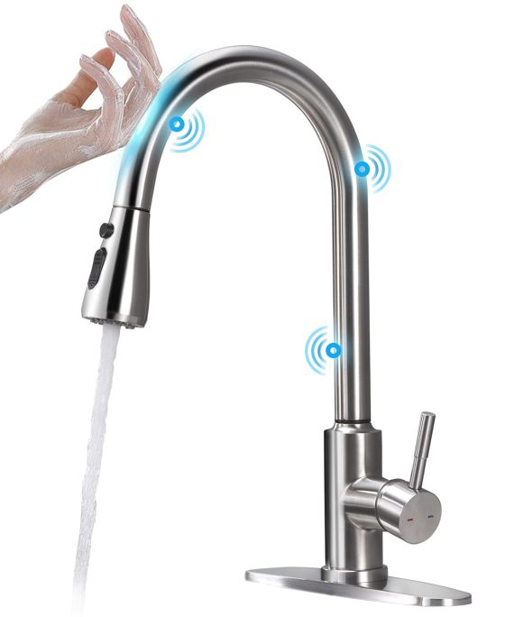 Sink Faucets with Pull Down Sprayer Kitchen