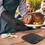 500℉ Heat Resistant Oven Gloves with Kitchen Towels - Image 8