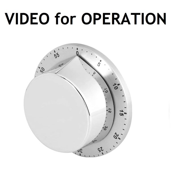 Magnetic Kitchen Timer Wind Up - Image 7