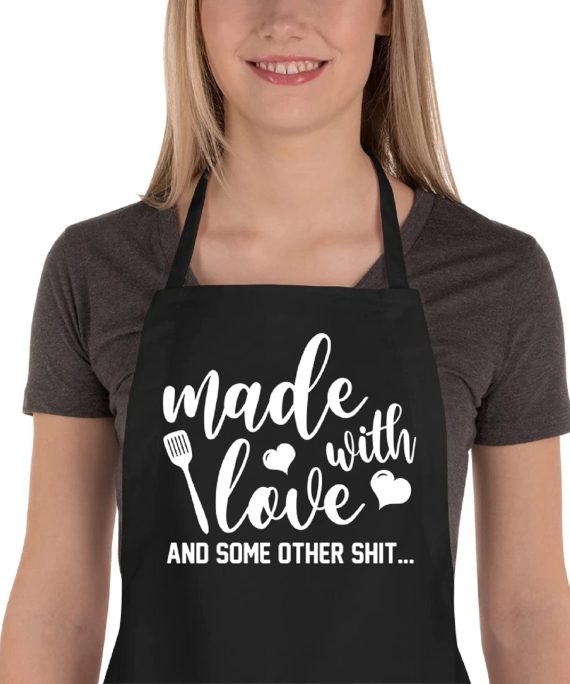 Saukore Funny Aprons for Women Men