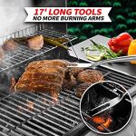 GRILAZ Heavy-Duty Rose Wooden BBQ Grilling Tools Set. - Image 6