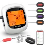 Wireless Meat Thermometer with 4 Probes Digital Grill Thermometer