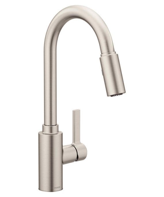 Single-Handle Pull-Down Sprayer Modern Kitchen Faucet