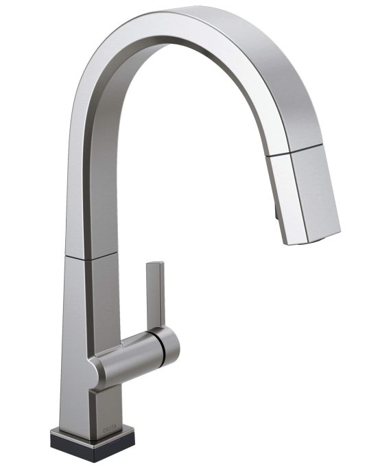 Delta Faucet Pivotal Touch Kitchen Faucet Brushed Nickel