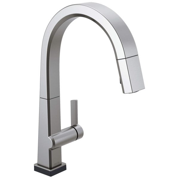 Delta Faucet Pivotal Touch Kitchen Faucet Brushed Nickel