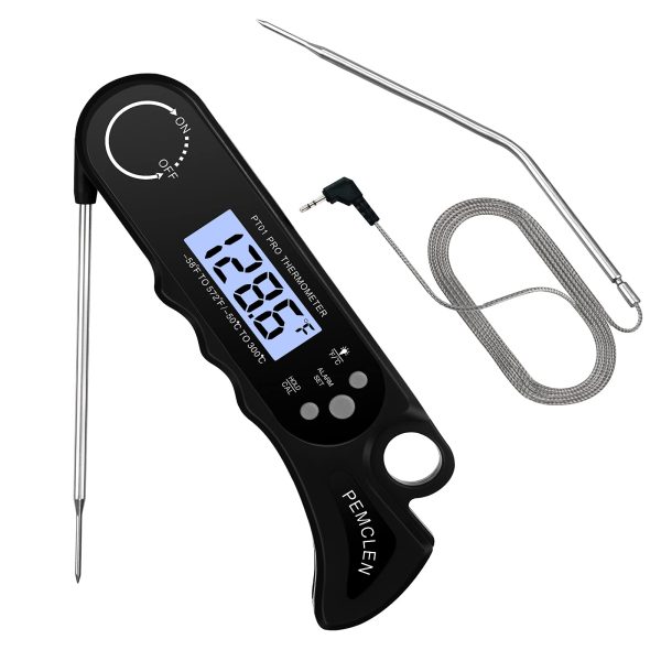 Deep Frying Digital Food Thermometer with Dual Probe
