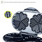 ZZ Heart Waffle Maker with Non-Stick Plate 1200W - Image 3