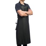 Waterproof Rubber Vinyl Apron Black