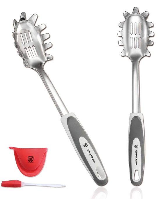 Pasta Game with the Spaghetti Spoon Server Set