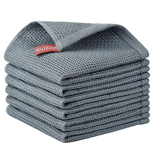 Nialnant 100% Cotton Waffle Weave Kitchen Towels