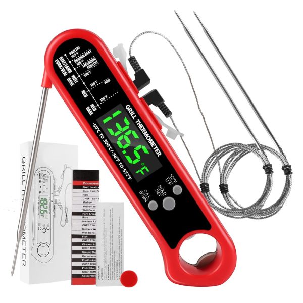 Grilling, Cooking Instant Digital Meat Thermometer