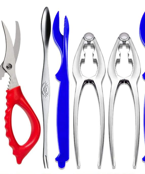 Seafood Tools Crab Crackers Nut Cracker Forks Set