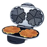ZZ Heart Waffle Maker with Non-Stick Plate 1200W